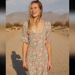 Christy Dawn Lennon Dress in Aloe Floral Size XL